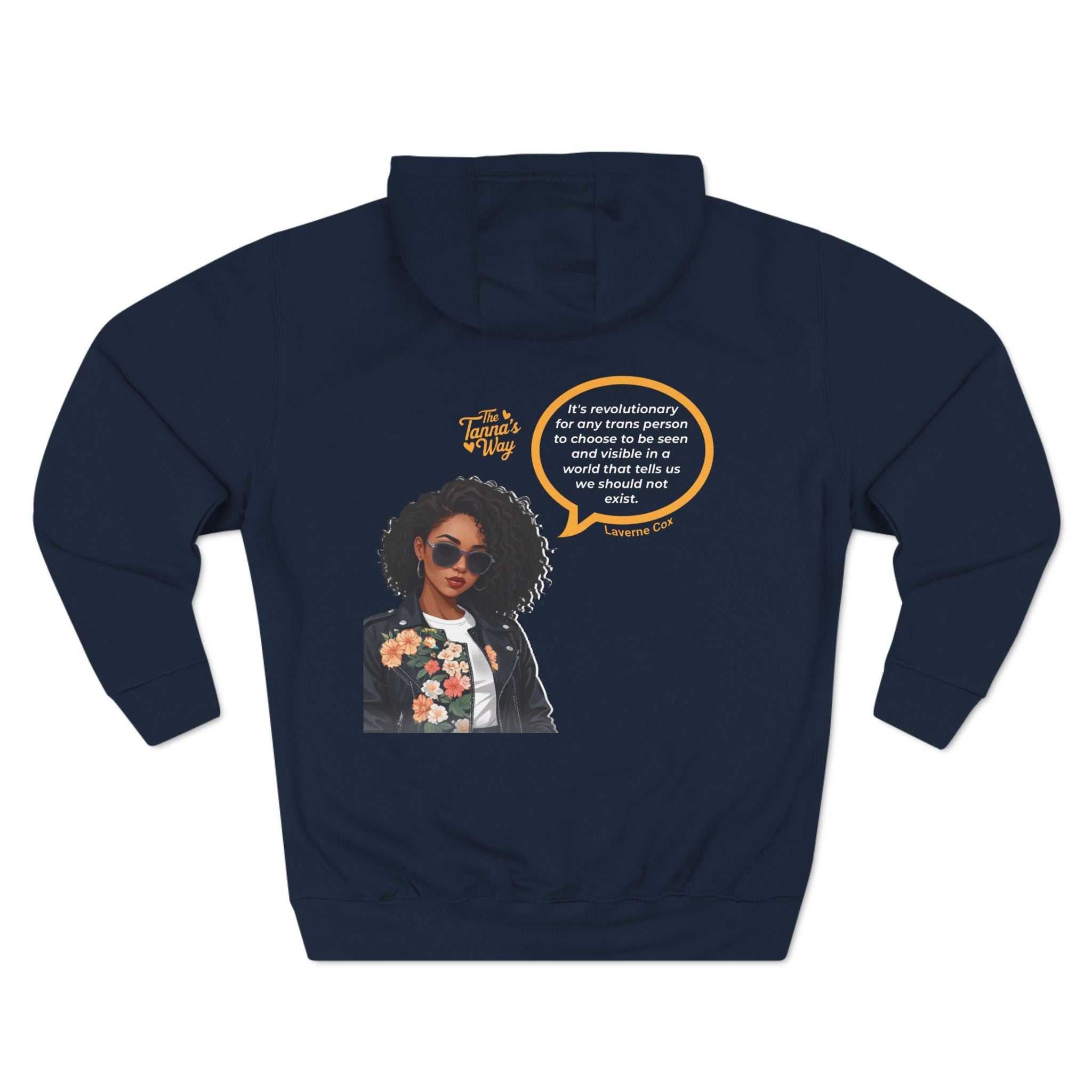 Laverne Cox | Three-Panel Fleece Hoodie